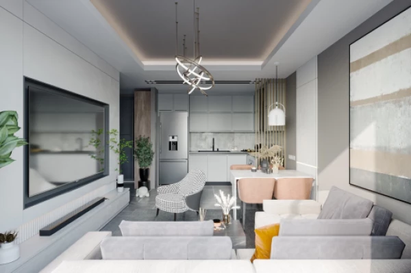 New-build property 1+1, 2+1 duplex in Alanya - 46 sqm