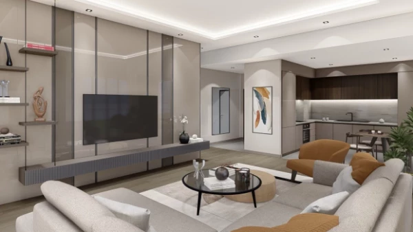 New-build property 1+1, 2+1, 2+1 bahce, 2+1 duplex, 3+1, 3+1 duplex in Muratpasa (Antalya) - 64 sqm