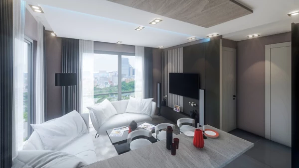 New-build property 1+1 in Aksu (Antalya) - 53 sqm