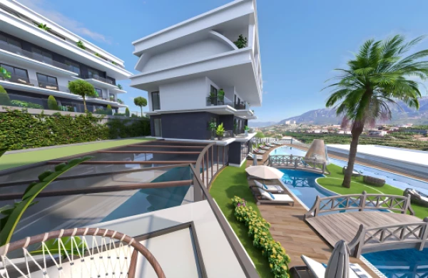 New-build property 1+1, 2+1 duplex in Alanya - 104 sqm