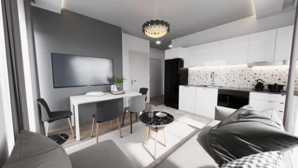 New-build property 1+1, 2+1 in Kepez (Antalya) - 70 sqm