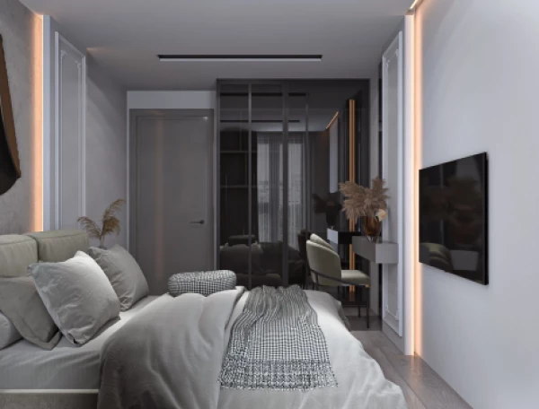 New-build property 1+1, 1+1 duplex, 2+1, 2+1 duplex in Muratpasa (Antalya) - 57 sqm