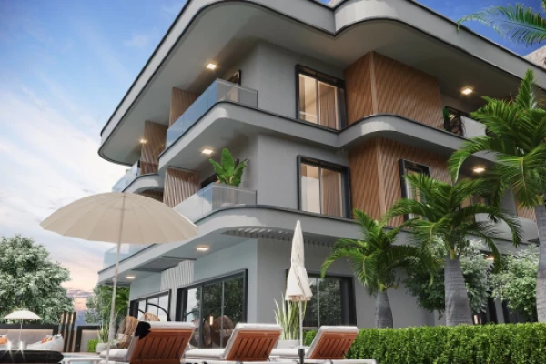 New-build property 1+1, 2+1 duplex in Alanya - 58 sqm