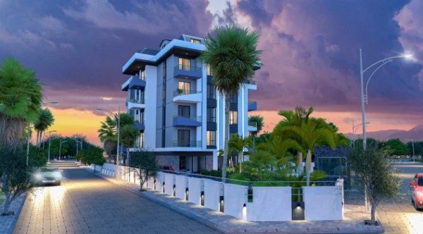 New-build property 1+1, 2+1 duplex in Alanya - 55 sqm