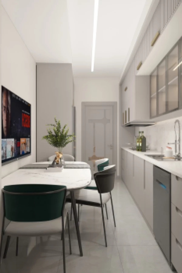 New-build property 2+1, 3+1, 3+1 bahce, 3+1 duplex in Kepez (Antalya) - 75 sqm