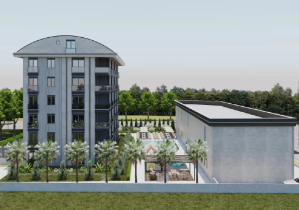 New-build property 1+1, 2+1, 2+1 duplex in Aksu (Antalya) - 50 sqm