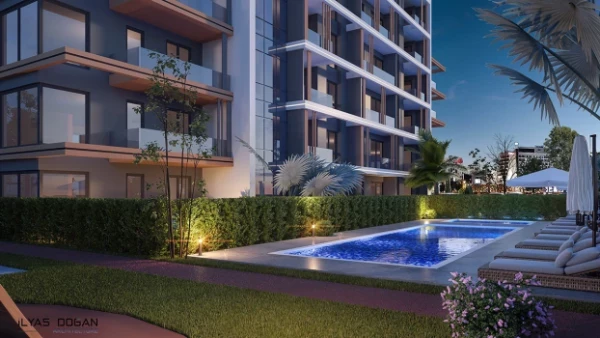 New-build property 1+1, 2+1, 3+1 in Aksu (Antalya) - 65 sqm