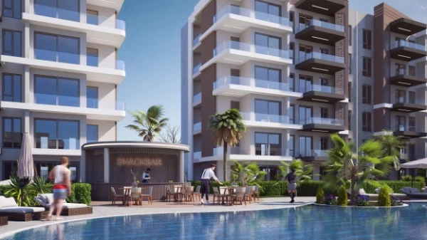 New-build property 2+1, 4+1 duplex in Aksu (Antalya) - 90 sqm