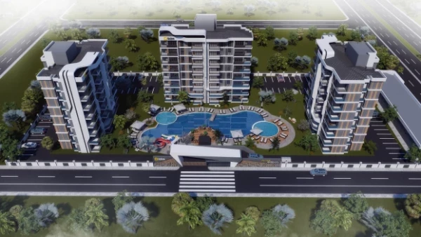 New-build property 1+1, 2+1 in Aksu (Antalya) - 72 sqm