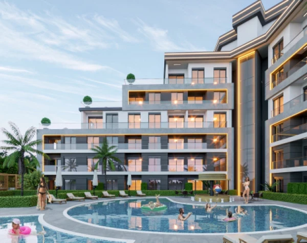 New-build property 1+1, 2+1, 2+1 Teras, 3+1 dupleks in Aksu (Antalya) - 46 sqm