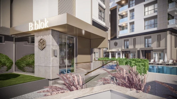 New-build property 1+1, 2+1 duplex in Konyaalti (Antalya) - 60 sqm