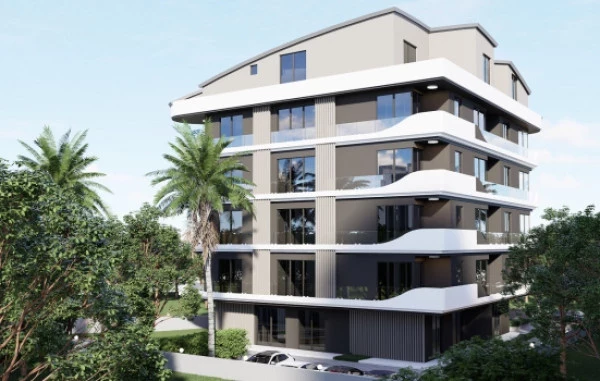 New-build property 1+1, 2+1 duplex in Konyaalti (Antalya) - 55 sqm