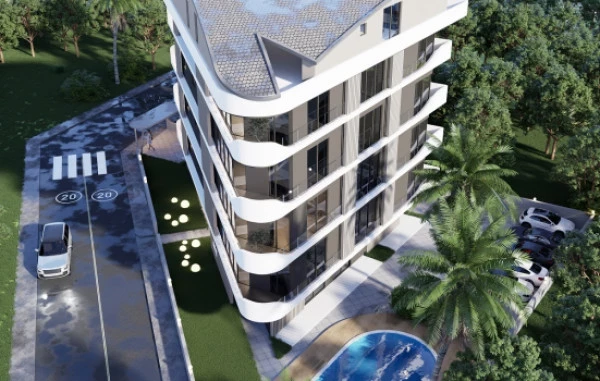 New-build property 1+1, 2+1 duplex in Konyaalti (Antalya) - 55 sqm