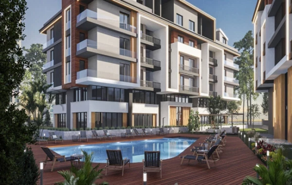 New-build property 1+1, 2+1, 2+1 duplex, 2+1 loft, 3+1 duplex in Konyaalti (Antalya) - 95 sqm