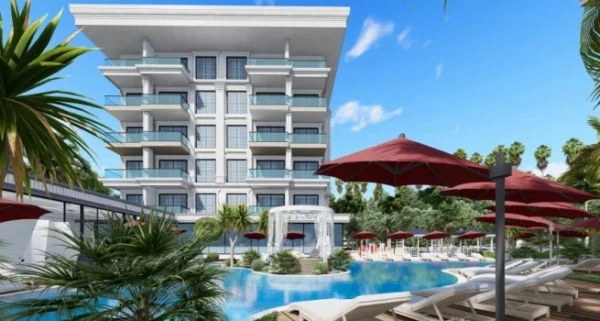 New-build property 1+1 in Alanya - 50 sqm