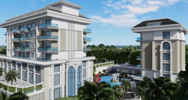 New-build property 1+1 in Alanya - 50 sqm