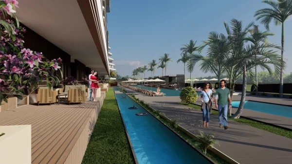 New-build property 1+1, 2+1, 3+1 duplex in Aksu (Antalya) - 93 sqm