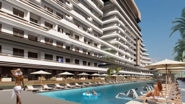 New-build property 1+1, 2+1, 3+1 duplex in Aksu (Antalya) - 93 sqm