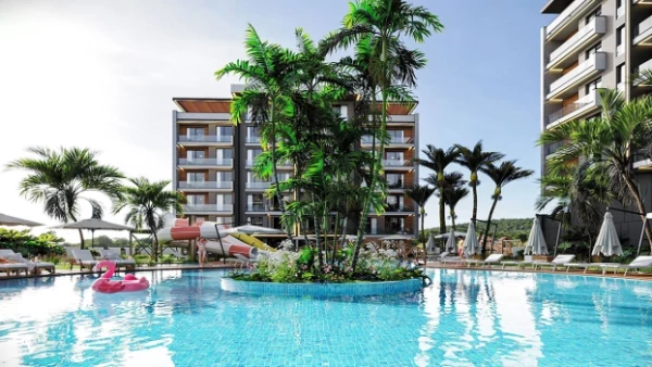 New-build property 1+1, 2+1 in Kepez (Antalya) - 58 sqm