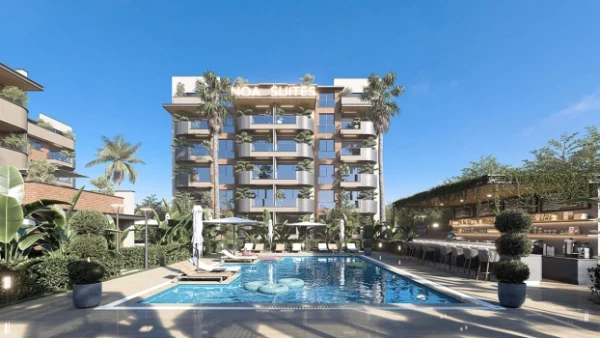 New-build property 1+1, 2+1 duplex, 3+1 in Aksu (Antalya) - 100 sqm