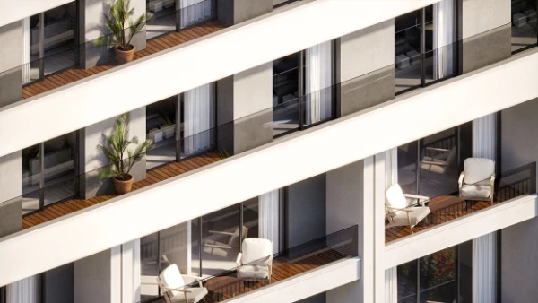 New-build property 1+1, 2+1, 2+1 duplex, 3+1 duplex in Konyaalti (Antalya) - 87 sqm