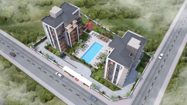 New-build property 1+1, 2+1 in Aksu (Antalya) - 61 sqm