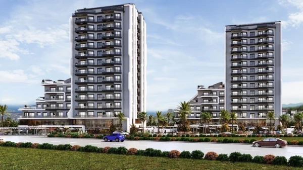 New-build property 1+1, 2+1, 2+1 duplex, 3+1 in Kepez (Antalya) - 137 sqm