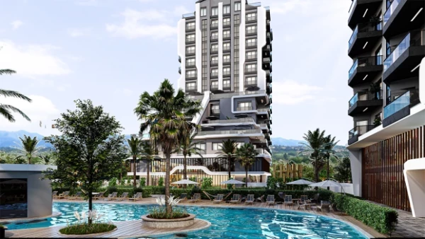New-build property 1+1, 2+1, 2+1 duplex, 3+1 in Kepez (Antalya) - 137 sqm