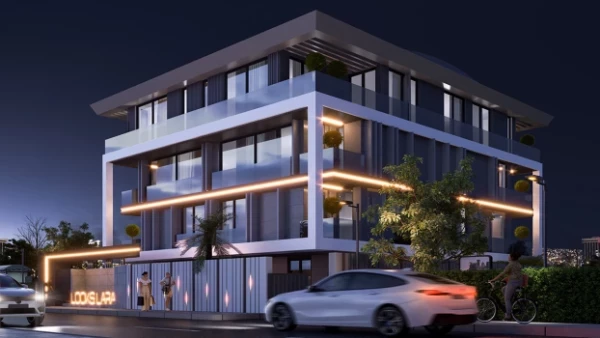 New-build property 1+1, 2+1, 2+1 duplex, 3+1 duplex in Lara (Antalya) - 57 sqm