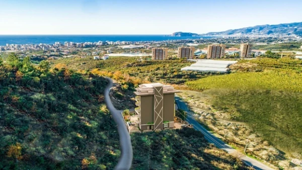 New-build property 1+1, 2+1 duplex in Alanya - 49 sqm