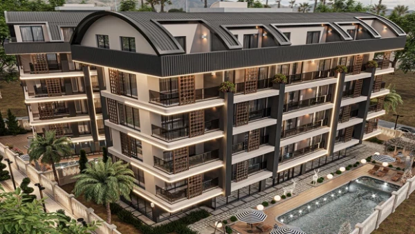 New-build property 1+1, 2+1, 3+1 duplex in Alanya - 71 sqm