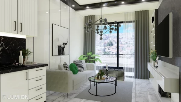 Новостройка 1+1, 3+1 duplex в Аланья - 40 кв.м