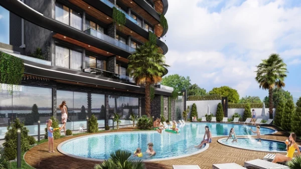 New-build property 1+1, 2+1, 2+1 duplex in Alanya - 44 sqm
