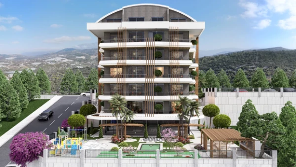 Новостройка 1+1, 2+1, 2+1 duplex, 3+1 duplex, 4+1 duplex в Аланья - 43 кв.м