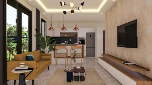 Новостройка 1+1, 2+1 duplex в Аланья - 57 кв.м