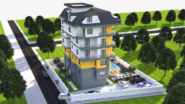 Новостройка 1+1, 2+1 duplex в Аланья - 57 кв.м