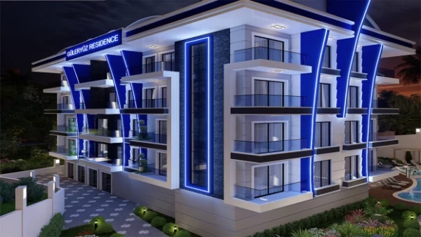 Новостройка 1+1, 2+1 duplex, 3+1 duplex, 4+1 duplex в Аланья - 57 кв.м