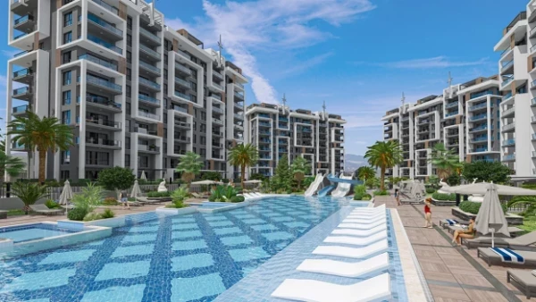 New-build property 1+1, 2+1, 2+1 duplex, 3+1 duplex, 4+1 duplex in Alanya - 68 sqm