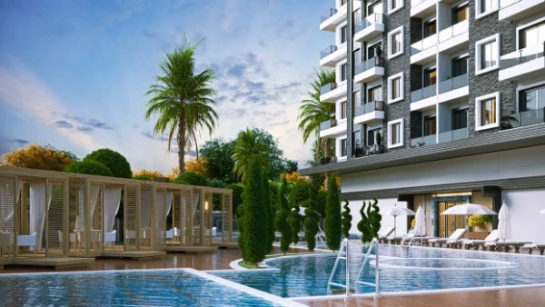 Новостройка 1+1, 2+1, 2+1 duplex в Аланья - 53 кв.м