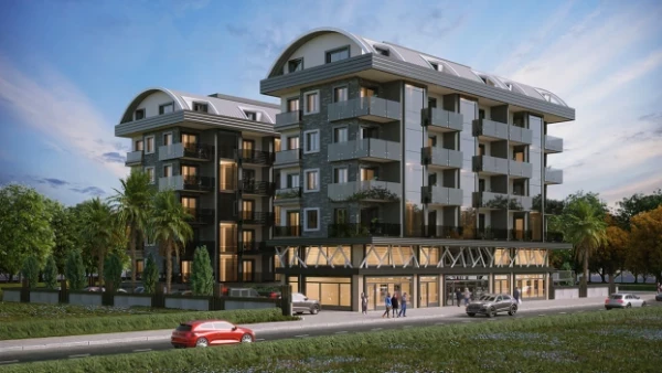 New-build property 1+1, 2+1, 2+1 duplex in Alanya - 60 sqm