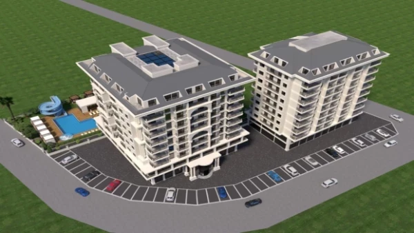 Новостройка 1+1, 2+1, 2+1 duplex, 3+1 duplex в Аланья - 53 кв.м