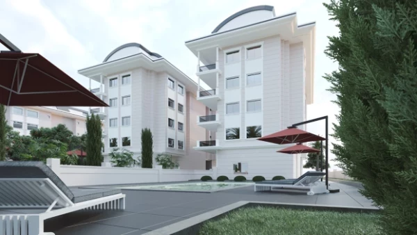 New-build property 1+1, 2+1, 2+1 duplex, 3+1 duplex in Alanya - 57 sqm