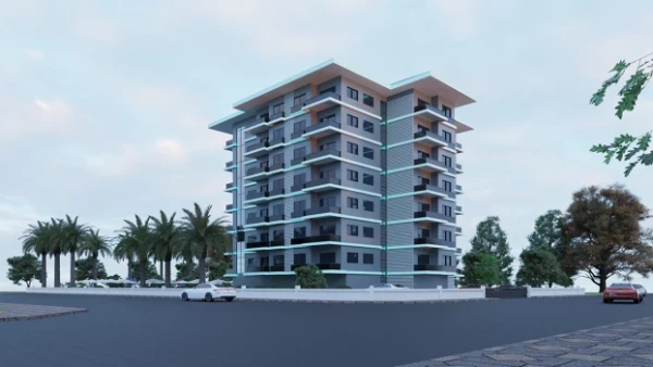 New-build property 1+1 in Alanya - 57 sqm