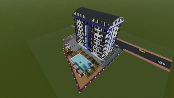 New-build property 1+1, 2+1 duplex in Alanya - 44 sqm