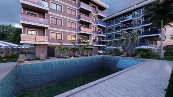 New-build property 1+1, 2+1 duplex in Alanya - 53 sqm