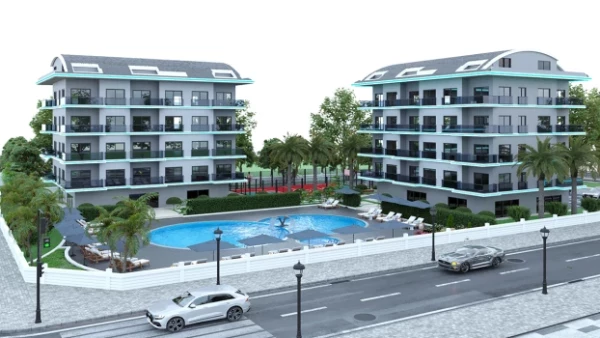 New-build property 1+1, 2+1 duplex in Alanya - 102 sqm