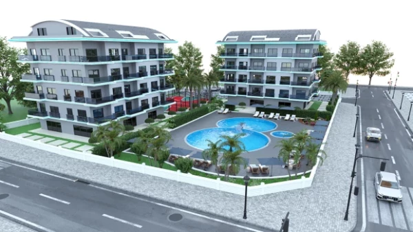 New-build property 1+1, 2+1 duplex in Alanya - 102 sqm