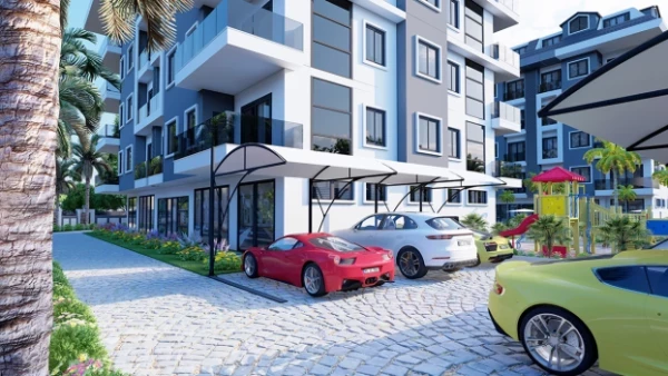 New-build property 2+1, 4+1 duplex in Alanya - 65 sqm
