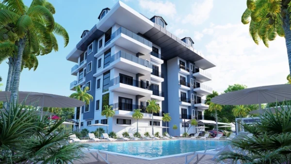 New-build property 2+1, 4+1 duplex in Alanya - 65 sqm