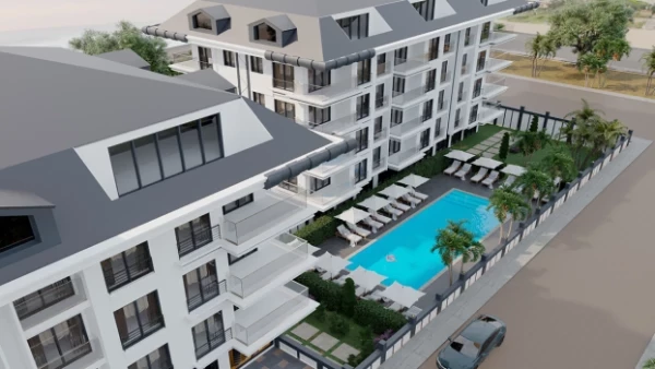 New-build property 2+1, 4+1 duplex in Alanya - 76 sqm